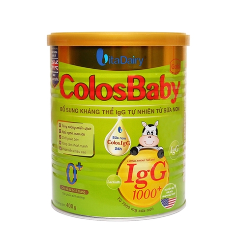 Sữa ColosBaby Gold 0+ 400g (0 - 12 tháng)