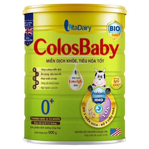 Sữa ColosBaby Bio 0+ 0-12 tháng 800g