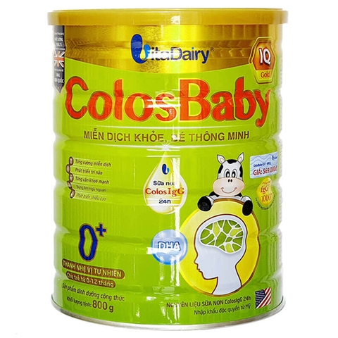 Sữa ColosBaby IQ 0+ 0-12 tháng 800g