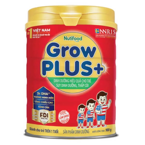 Sữa GrowPlus+ Đỏ 900g (trên 1 tuổi)