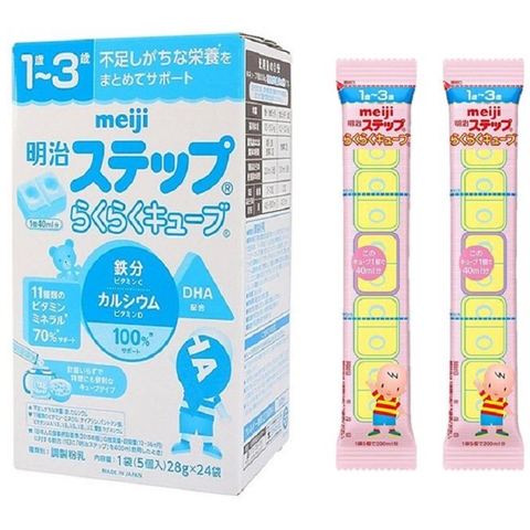 Sữa Meiji nội địa Nhật dạng thanh 0-1 tuổi 672g