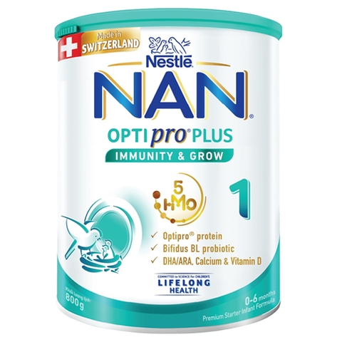 Sữa Nan Optipro PLUS 1 800g (0-6 tháng)