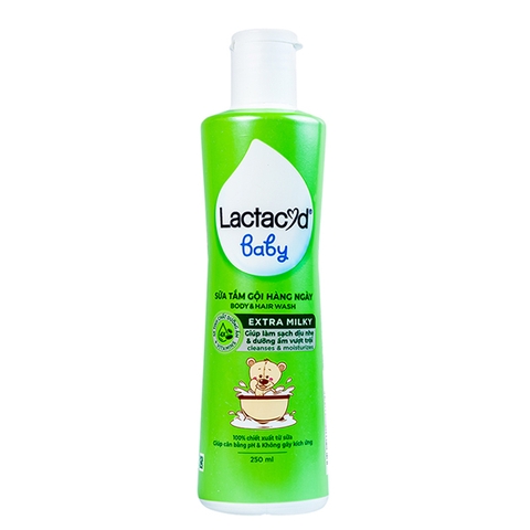 Sữa tắm gội Lactacyd Milky 250ml