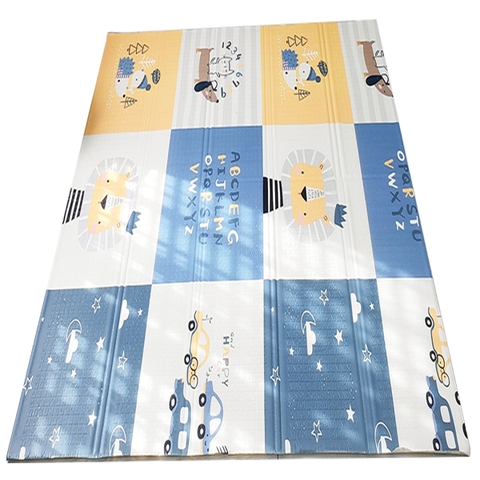 Thảm xốp gấp Umoo mẫu sư tử 1m8 x 2m