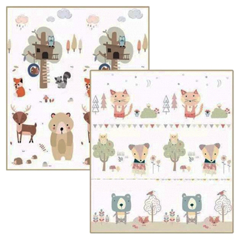 Thảm xốp gấp Royalcare mẫu hươu gấu 1m8 x 2m