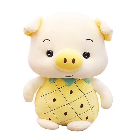 Thú nhồi bông heo trái cây 37cm - Vàng
