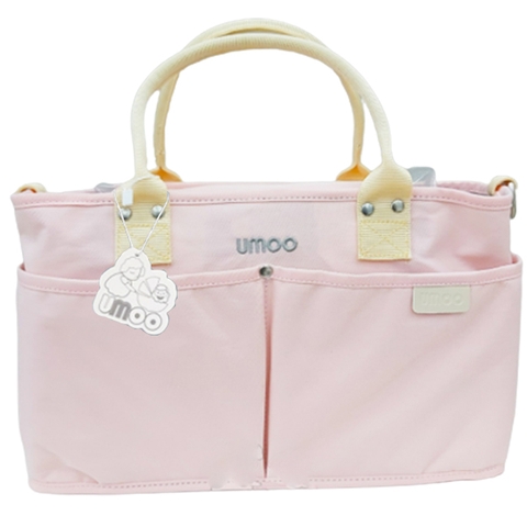 Túi bỉm sữa cao cấp Umoo - Hồng