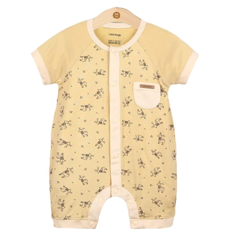 Bộ body UalaRogo 6-9M Bamboo 2075 - Vàng