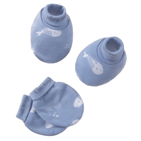 Set bao tay chân UalaRogo nỉ cotton UR 2437B