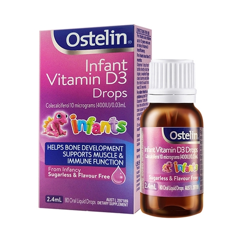 Vitamin Ostelin Infant D3 Drops 0M+ 2.4ml