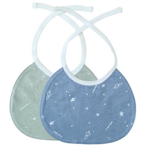 Yếm tròn sơ sinh Mompa MP915