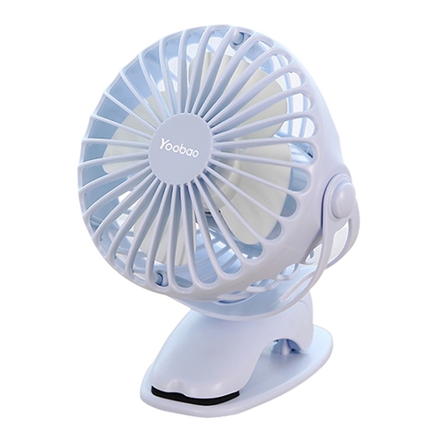 Quạt tích điện Yoobao 6400mAh màu xanh dương