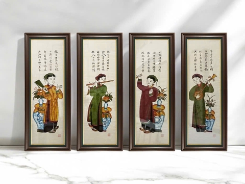 Bộ Tranh Đông Hồ Tứ Quý