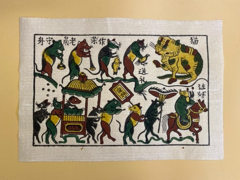 Tranh Đông Hồ Giấy Dó