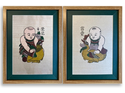 Cặp Tranh Đông Hồ