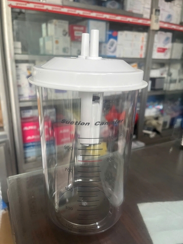 Bình Đựng Dịch 1000ml Cho Máy Hút Dịch 1 Bình Yuwell 7E/A, 7E/C