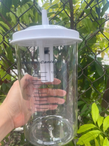 Bình Đựng Dịch 1000ml Cho Máy Hút Dịch 1 Bình Yuwell 7E/A, 7E/C