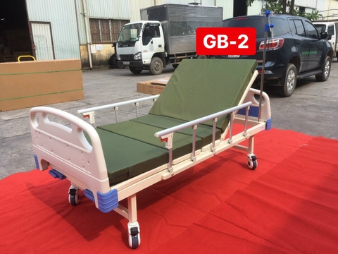 Giường Bệnh Nhân 2 Tay Quay Lucass GB-2