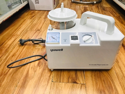 Máy hút dịch, hút đờm 1 bình Yuwell 7E-A