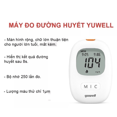 Máy đo đường huyết Yuwell 710