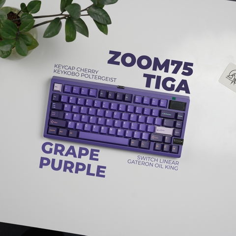 ZOOM75 TIGA Grape Purple