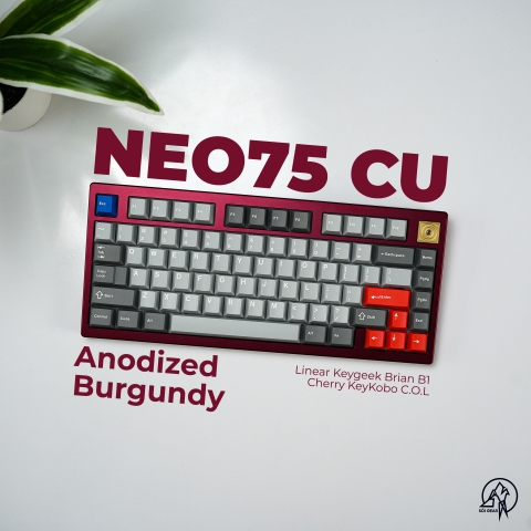 Neo75 CU Anodized Burgundy