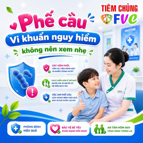 Phế cầu – Vi khuẩn nguy hiểm không nên xem nhẹ