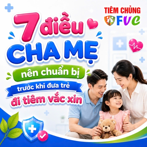 7 điều cha mẹ nên chuẩn bị trước khi đưa trẻ đi tiêm vắc xin