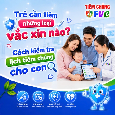Trẻ cần tiêm những loại vắc xin nào? Cách kiểm tra lịch tiêm chủng cho con