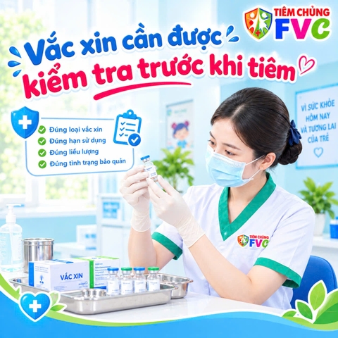 Vắc xin cần được kiểm tra trước khi tiêm như thế nào?