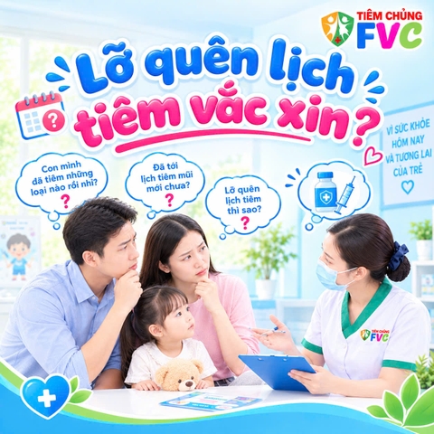 Lỡ quên lịch tiêm vắc xin: Cha mẹ nên làm gì?