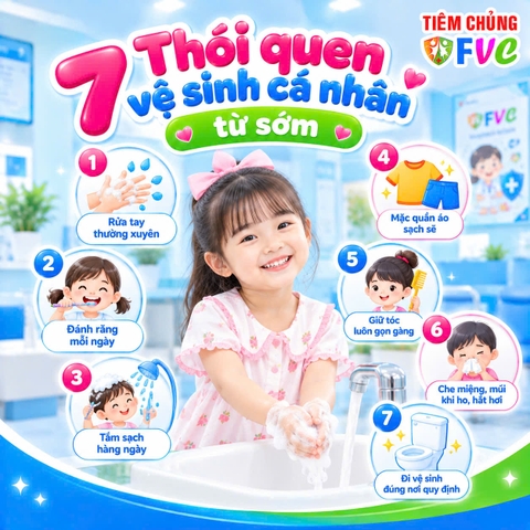 7 thói quen vệ sinh cá nhân trẻ nên được hình thành từ sớm