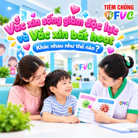 Vắc xin sống giảm độc lực và vắc xin bất hoạt khác nhau như thế nào?
