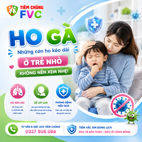 Ho gà – Những cơn ho kéo dài ở trẻ nhỏ không nên xem nhẹ