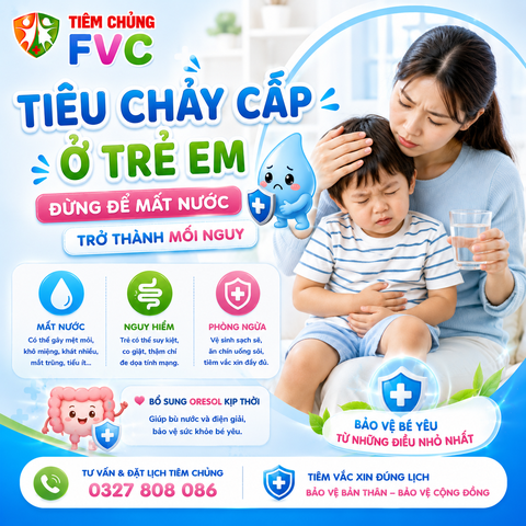 Tiêu chảy cấp ở trẻ em – Đừng để mất nước trở thành mối nguy