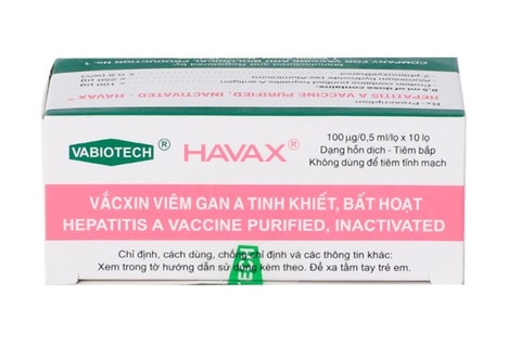 VẮC XIN HAVAX 0.5ML (VIỆT NAM) PHÒNG BỆNH VIÊM GAN A