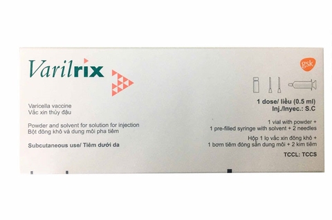 VẮC XIN VARILRIX (BỈ) PHÒNG BỆNH THỦY ĐẬU