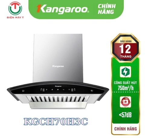 Máy hút mùi kính cong Kangaroo KGCH70H3C