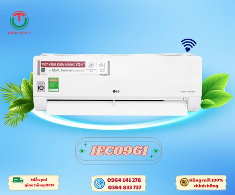 Máy lạnh LG Inverter 1 HP IEC09G1 [2025]