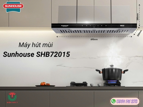 Máy hút mùi âm tủ Sunhouse SHB72015
