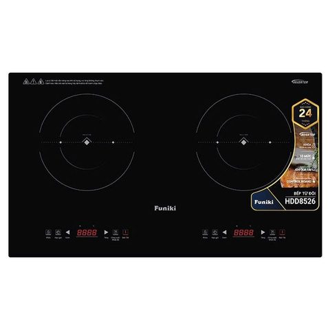 Bếp điện từ đôi Funiki HDD8526 - Hàng chính hãng
