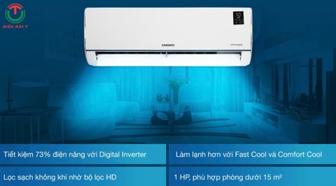 Máy lạnh Samsung Inverter 1 HP AR09TYHQASINSV