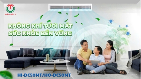 Giấu trần nối ống gió HIKAWA mono 1 chiều HI-DC50MT/HO-DC50MT (48.000 BTU - 3 pha )