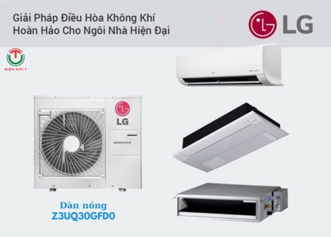Dàn nóng multi LG 30000BTU inverter 1 chiều Z3UQ30GFD0