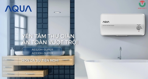 Máy nước nóng gián tiếp Aqua 30 lít 2500W AES30H-SUPER
