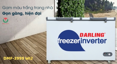 Tủ Đông Mát 2 Ngăn Inverter Darling 370 lít DMF-3999 WI2