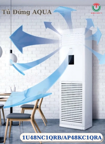 Máy lạnh tủ đứng Aqua Inverter 5 Hp 1U48NC1QRB/AP48KC1QRA ( 3 PHA )