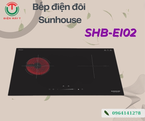 BẾP ĐÔI ĐIỆN TỪ HỒNG NGOẠI SUNHOUSE SHB-EI02
