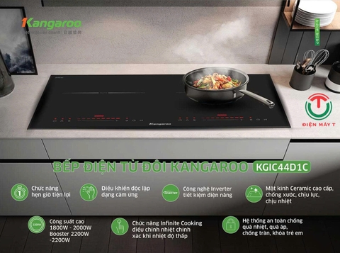 ✨ Bếp từ đôi lắp âm Kangaroo KGIC44D1C