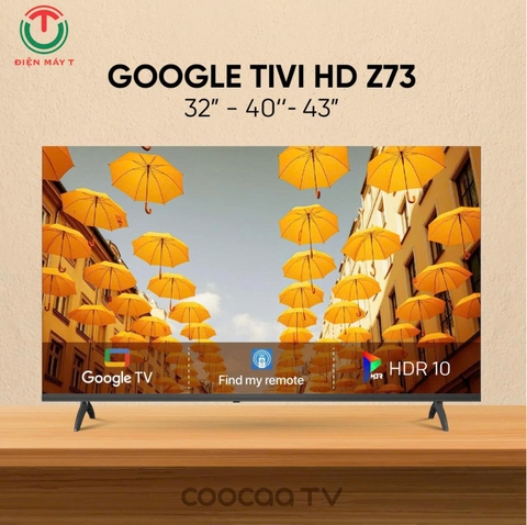 Google Tivi Coocaa Full HD 40 Inch 40Z73